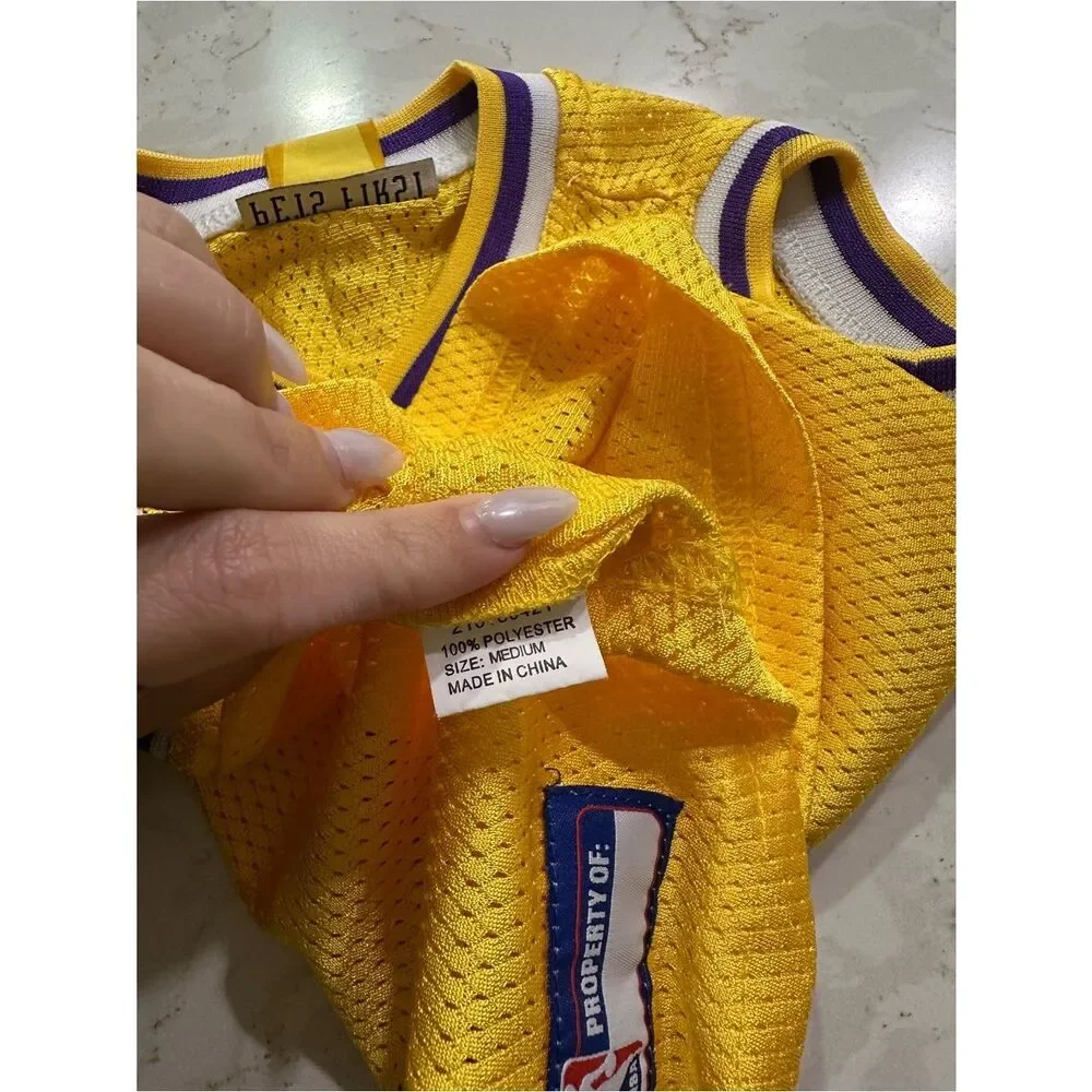 NBA Los Angeles Lakers Dog Yellow Jersey Top